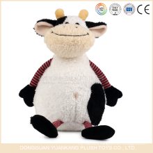 YK ICTI OEM toys manufactrer soft animal toys cute Stuffed dairy toys with cow design